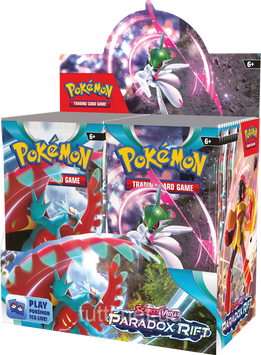 Колекційний набір игровых карт Booster Box Pokemon Paradox Rift 36 штук par фото