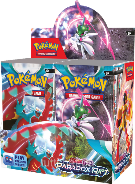 Колекційний набір игровых карт Booster Box Pokemon Paradox Rift 36 штук par фото