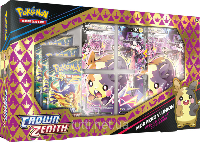 Pokemon V UNION Morpeko 5x booster + MATA Crown Zenith 598967878007 фото