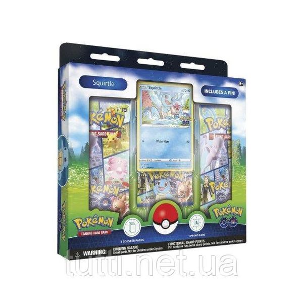 Pokémon TCG: Pokémon GO Pin Collection (Squirtle) 699-17230 фото