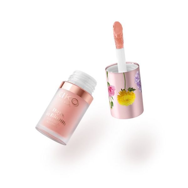 KIKO Milano Days In Bloom 3-In-1 Silky All-Over універсальний флюїд 3в1 з натуральним сяючим фінішем 03 Creative Peach 4 мл 222-8059385020846 фото