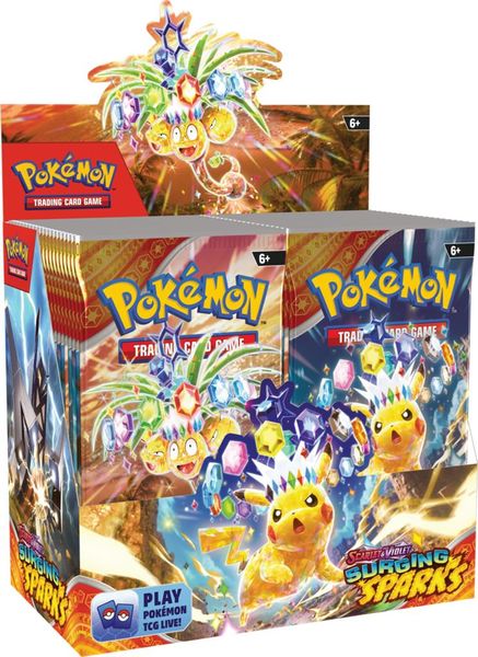 Pokémon TCG: Scarlet &amp; Підсилювач Violet Surging Sparks 191-85929 фото