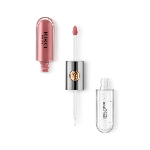 Двоступенева рідка помада KIKO Milano Unlimited Double Touch 120 Rosy Mauve 6 мл 222-8025272623483 фото