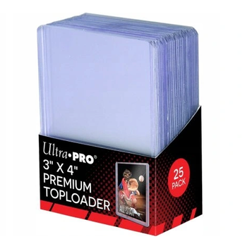 Ultra Pro Regular Toploader Premium 3''x4'' 25 шт 16872 фото