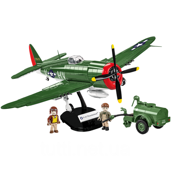 Конструктор самолет COBI P -47 Thunderbolt & Tank Trailer - Исполнительное издание (COBI-5736) 5736 фото