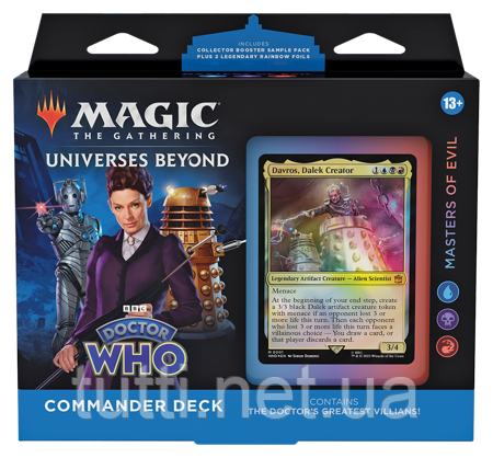 Colle Game Doctor Who Commander Masters of Evil Mtg Magic The Gathering 2023 4808221 фото