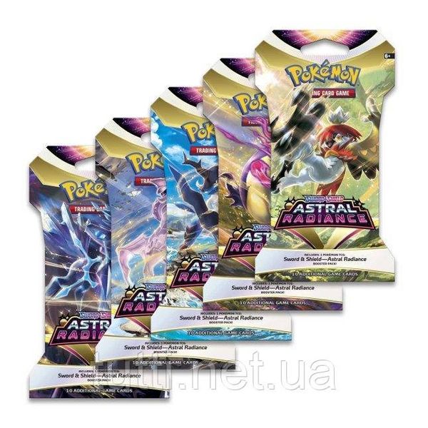 Pokémon TCG: Sword & Shield-Astral Radiance Sleeved Booster Pack (10 карток) 181-85024 фото