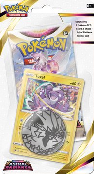 Toxel + Booster Pokemon TCG Checklane Maps Astral Radance 8426737 фото