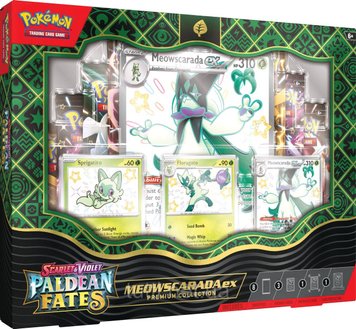 Колекційний набір Покемон Pokemon TCG: Paldean Fates Premium Collection Box Meowscarada ex Fates222 фото