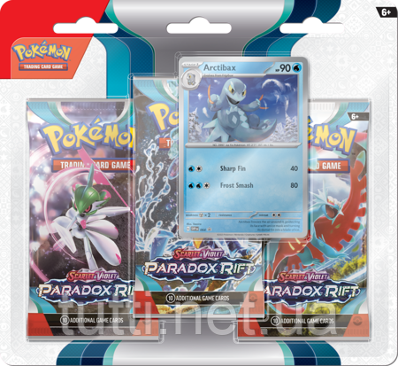 Kki pokhemon paradox rift 3x boster blister arctibax 7542255 фото