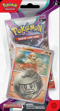 Growlithhe + борові картки TCG Pokemon Checklane Scarlet & Fiolet Paldea еволюціонував 5198456 фото