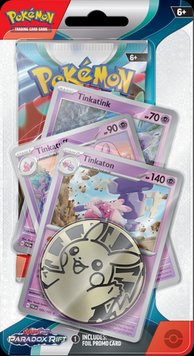 Промо-картки Tinkaton Pokemon + Booster + Premium Control Line Blister Paradox Rift 1984256 фото