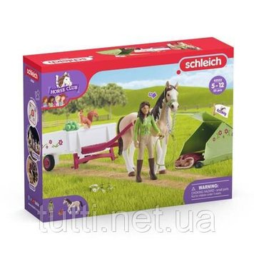 Schleich 42533 Horse Club CAMP Сара в поездке 635 3011025 фото