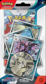 Primo-Cards Hydreigon Pokemon + Boster + Premium Cher Checklane Blister Paradox Rift 4571397 фото