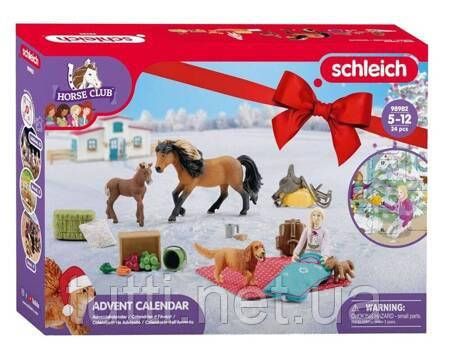 Адвент-календарь Schleich 98982 на 2023 год Horse Club 6044799 фото