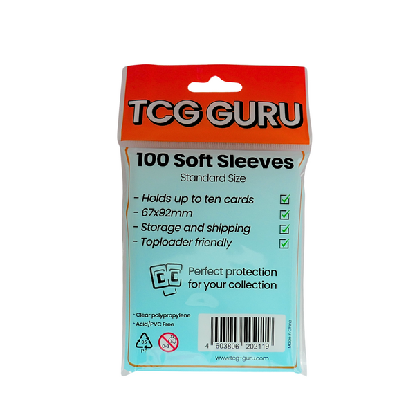 TCG GURU 100 Soft Sleeves Стандартний розмір 67x92 мм 21267 фото