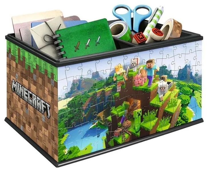 Ravensburger 3D коробка Minecraft пазл 216 деталей (7299660) 7299660 фото