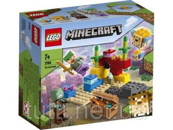 Lego MINECRAFT 21164 Кирпичики Коралловый риф 92 штуки. 2542410 фото