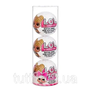 LOL Surprise Glitter 3-Pack Style 4–3 переизданные куклы, каждая по 7 сюрпризов 576143C3 фото