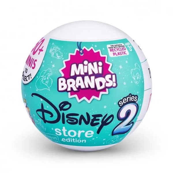 5 Surprise, Mini Brands, Disney Store, м'яч-сюрприз, міні-колекціонування, серія 2 7576446 фото