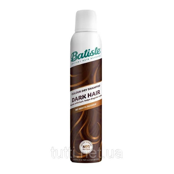 Batiste Color Dry Shampoo шампунь для сухого волосся Dark & Deep Brown 200 мл (5918437) 5918437 фото