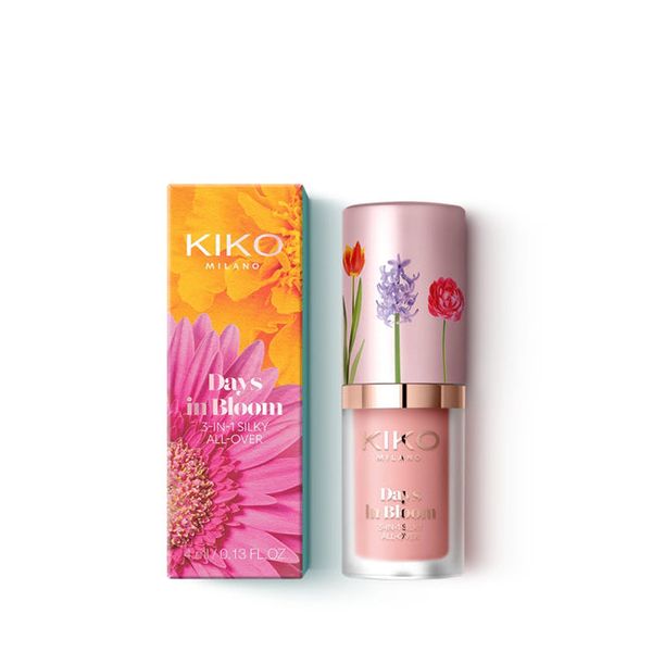 KIKO Milano Days In Bloom 3-в-1 Silky All-Over универсальный флюид 3в1 с естественным сияющим финишем 02 Rose Dreams 4мл 222-8059385020839 фото