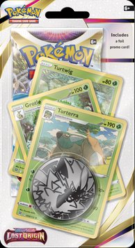 Промо Torterra Карты POKEMON +бустер +КОД ОРИГИНАЛ Checklane PREMIUM Blister Lost Origin 6711788 фото