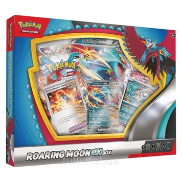 Набір карток Pokemon TCG: Roaring Moon ex Box (Paradox Rift) 999995 фото