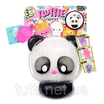 Fluffie Stuffiez Panda, Small Collectable Feature Plush 594215 594215 фото