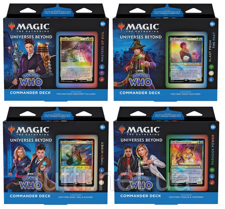 4 палуби командира Magic 2023 Доктор Хто для гри MTG Magic The Gatring 8445911 фото