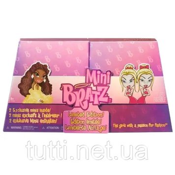 Miniverse Mini Bratz Limited Edition 2 Pack Pack, Holiday Felicia та мініфігурки Tweevils 593515 фото