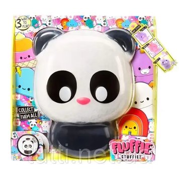 Fluffie Stuffiez Panda, Large Collectable Feature Plush 594451 594451 фото