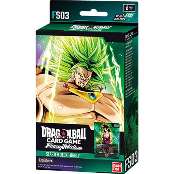 Dragon Ball Fusion World FS03 Broly Starter Deck 21375 фото