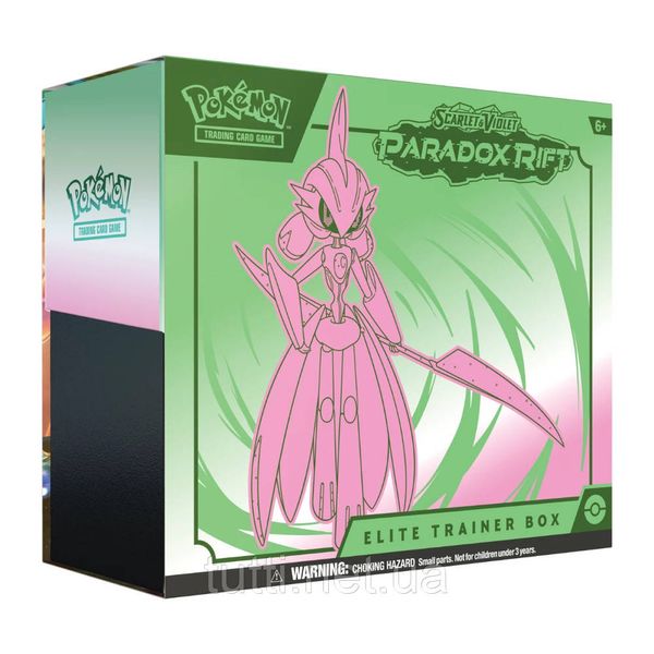 Настільна тематична гра Pokémon TCG: Scarlet & Violet – Paradox Rift Iron Valiant – Elite Trainer Box rif фото