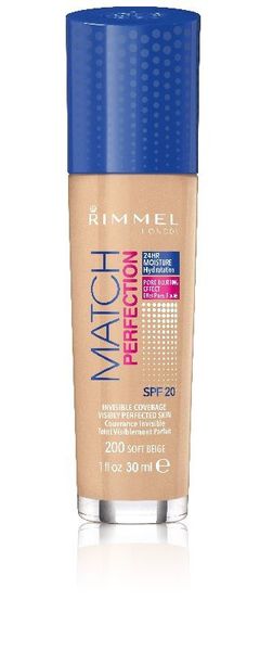 Rimmel Match Perfection тональний крем № 200 ніжно-бежевий 30 мл (6062243) 6062243 фото