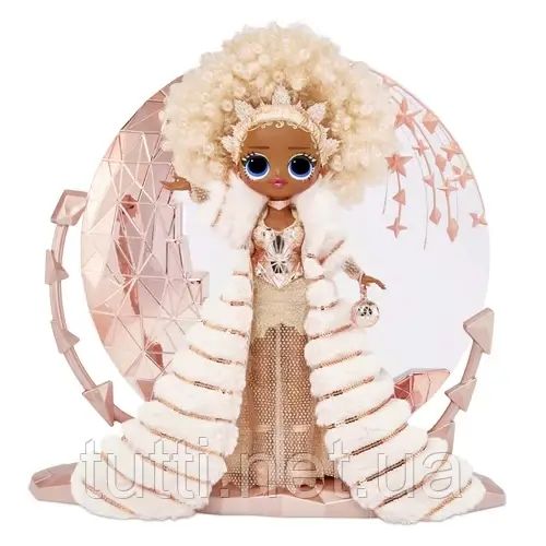 Кукла LOL Surprise Holiday OMG 2021 Collector NYE Queen Fashion Doll with Gold Fashions and Accessories 576518 576518 фото