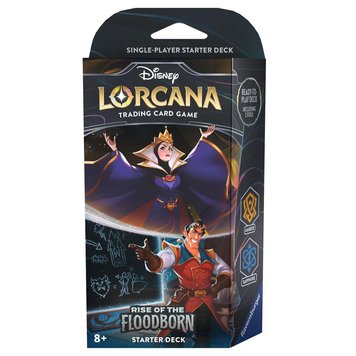 Disney Lorcana TCG - Початкова колода Rise of the Floodborn Amber &amp; Сапфір 18326 фото